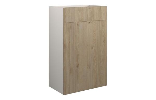 Eden 500mm Standard WC Unit - Havana Oak (Grey Cab)